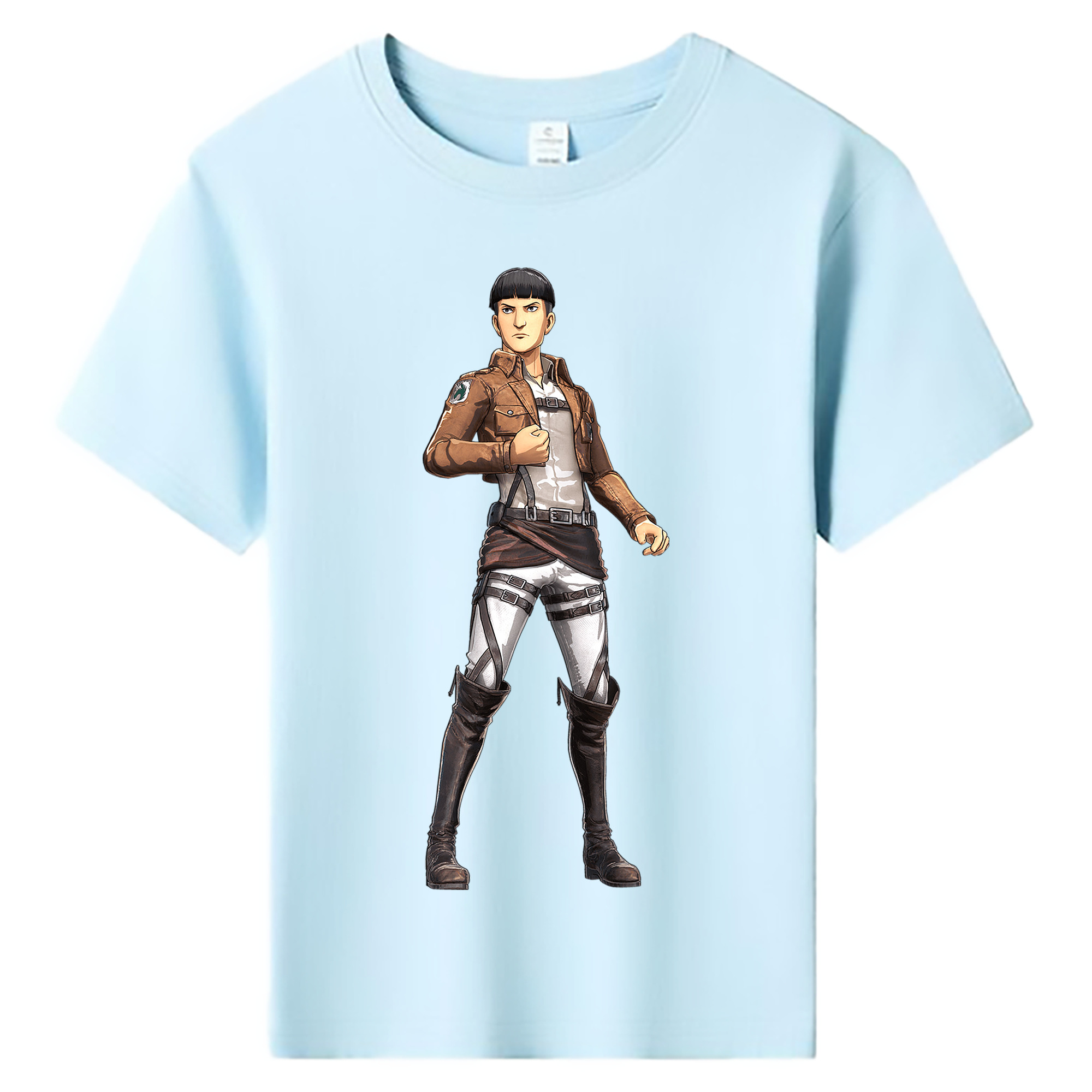 （画像用） 進撃の巨人 Attack on Titan 綿100％キッズTシャツ（フロントプリント）